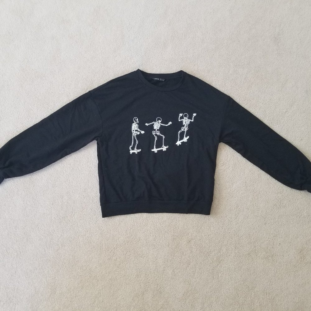 Skateboarding Skeleton Sweatshirt
